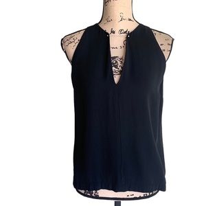 A.L.C. Sleeveless V-Neck Layered Blouse Sz 10